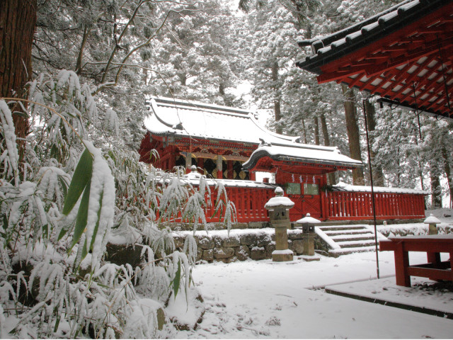 滝尾神社（雪）